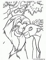Coloring Simba Lion Nala King Pages Adult Colouring Disney Again Color Kids Meet Printable Sheets Cartoon Meets Book Popular Long sketch template