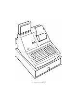 Cassa Misti Registratore sketch template