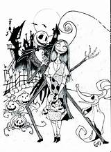 Nightmare Jack Coloring Before Christmas Pages Getcolorings sketch template