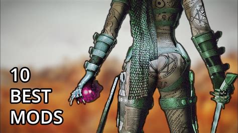skyrim top 10 best female armor mods of all times skimpy youtube