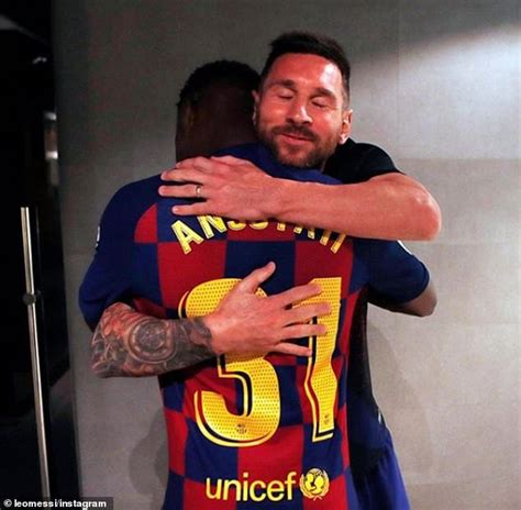 Lionel Messi Congratulates 16 Year Old Ansu Fati After He Became The