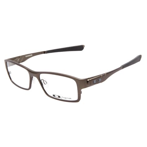 oakley gasser 5087 0255 titanium pewter prescription eyeglasses