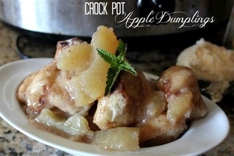 crock pot apple dumplings apple dumplings slow cooker