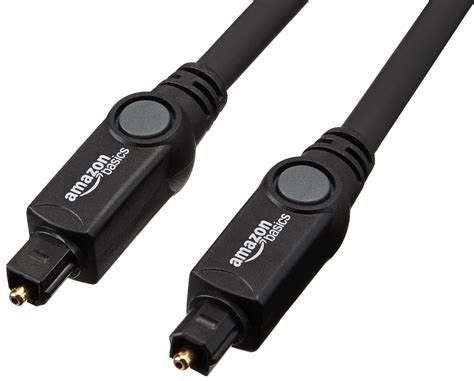 amazonbasics digital optical audio toslink cable  feet  meters