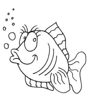 fish picture outline coloring page coloring pages fish coloring page