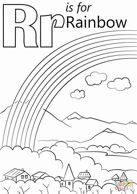 letter  coloring pages inspirational letter    rainbow super