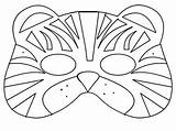 Masken Ausschneiden Karnevalsmaske Schablonen Bedrucken sketch template