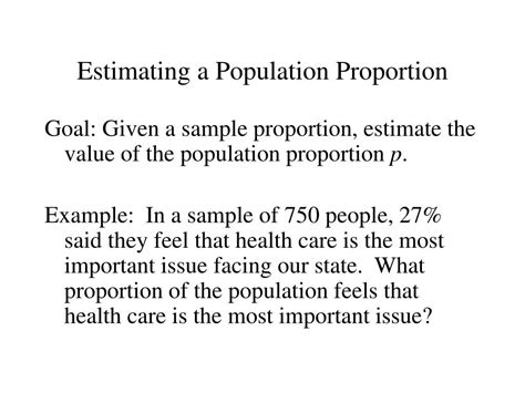 estimating  population proportion powerpoint    id
