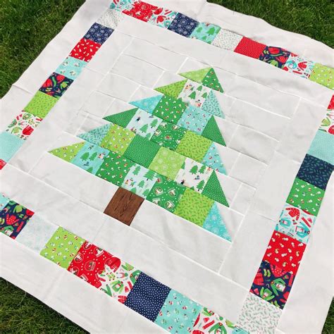 christmas quilt pattern  web stitch  perfect tree printable
