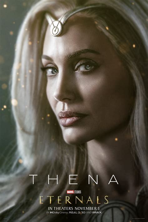 eternals thena angelina jolie  poster lost posters
