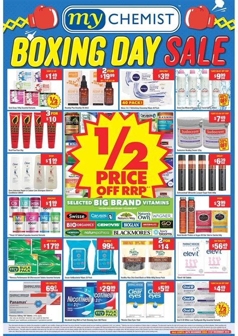 chemist catalogue boxing day sale   december  https