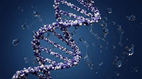 dna structure  blue helix chromosome technology science