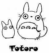 Totoro Neighbor Imprimer Coloriage Ghibli Coloringhome Coloringtop Miyazaki Geocities Ws sketch template