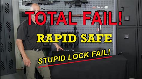 Rapid Safe Gun Safe Lock Fail Youtube