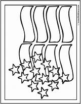 Coloring July Fourth Pages Stars Stripes Patriotic Kids Colorwithfuzzy sketch template
