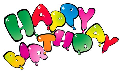 transparent birthday pictures clipart