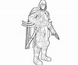 Arkham Knight Deathstroke sketch template