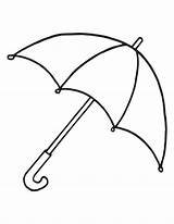 Umbrella Coloring Pages Print Clip Getcoloringpages Beach Rain Girl sketch template