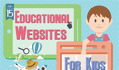 educational websites  kids infographic visualistan