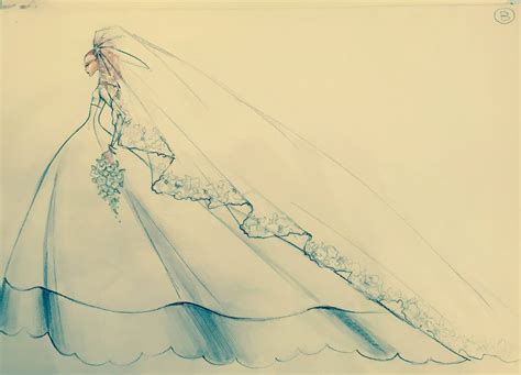 valentino 1996 haute couture wedding gown with valentino sketches at 1stdibs