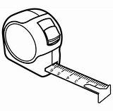 Tape Coloring Measuring Measure sketch template