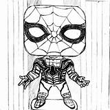 Homecoming Coloring Pages Spider Man Suit Spiderman Drawing Draw Printable Custom Getdrawings Largest Getcolorings sketch template