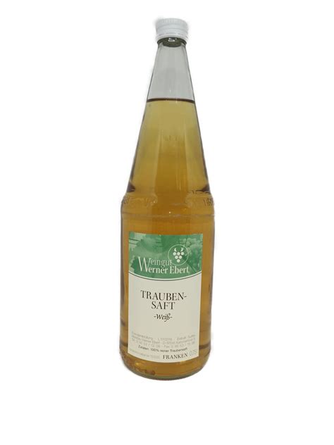 weisser traubensaft  weingut ebert