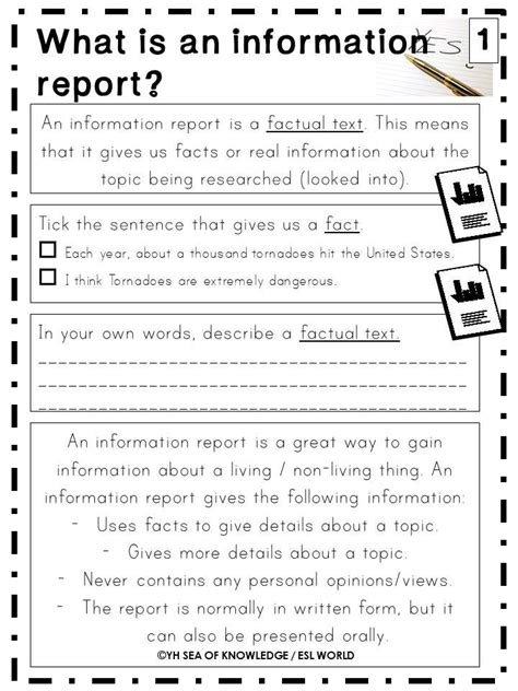 information report year  writing format ssc technical