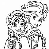 Colorare Elsa sketch template
