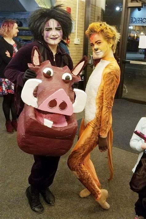 Pumba And Timon Costume Design Kris Biles Pumbaa Design