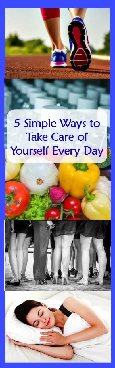 5 simple ways to take care of yourself every day