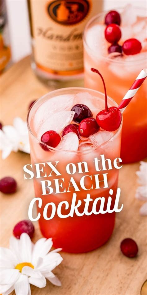 Sex On The Beach Cocktail Recipe Sweet Cs Designs