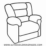 Poltrona Colorare Coloring Disegni Recliner Cadeira Gambar Reclinada Kursi Mewarnai Fauteuil Ultracoloringpages sketch template
