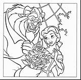 Beast Coloring Pages Belle Getcolorings Beauty Cool sketch template