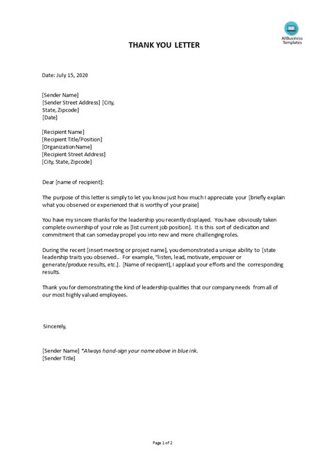 write  decent   letter   employee  performed