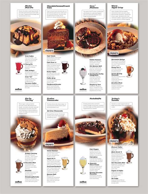 restaurant dessert menu design food menu design cafe menu design