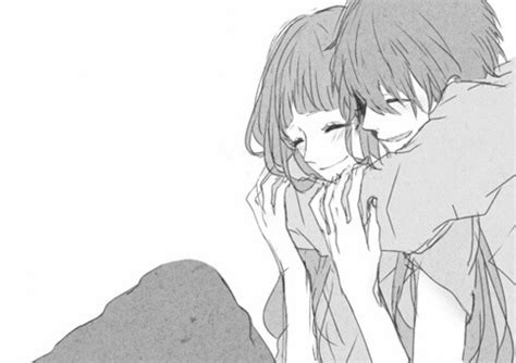 Anime Couple Hugging Tumblr Hd Wallpaper Gallery