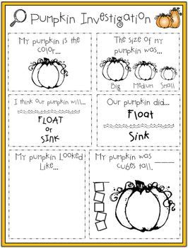 pumpkin investigation fall preschool activities halloween preschool