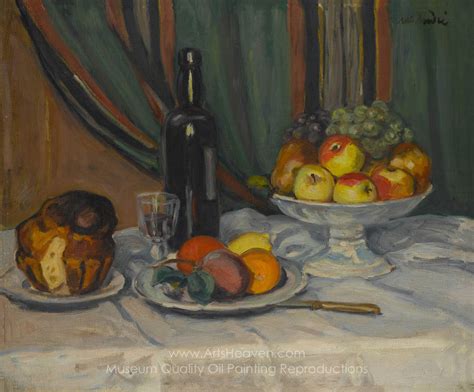 albert andre  life  fruit  brioche painting reproductions save