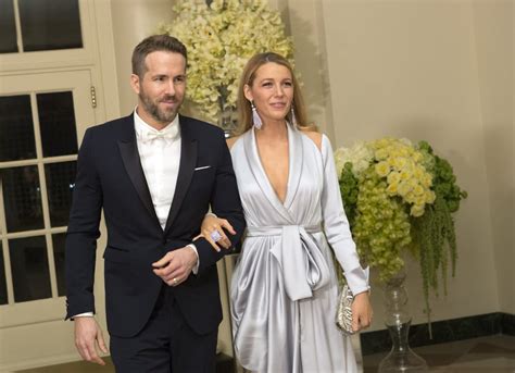 Blake Lively And Ryan Reynolds At White House State Dinner