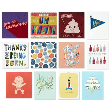 hallmark good mail  occasion boxed greeting cards assortment pack