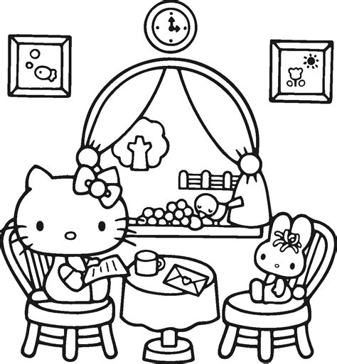 kitty coloring pages imagui