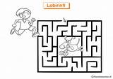 Bambini Labirinti Labirinto Anni Facili Pianetabambini Singolarmente Stampe sketch template