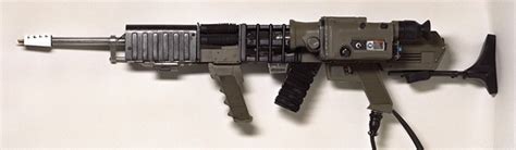 the actual prop of the rail gun used in the movie eraser