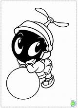 Coloring Marvin Martian Pages Printable Print Dinokids Looney Tunes Baby Close Cartoon Kids sketch template