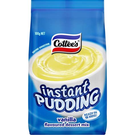 cottees instant pudding vanilla  woolworths