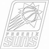 Suns Hawks Atlanta Teams Coloring1 sketch template