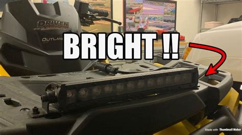 rough country light bar review youtube