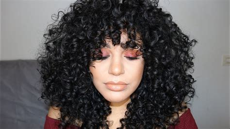 curly hair routine volume and definition youtube