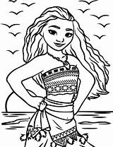 Moana sketch template